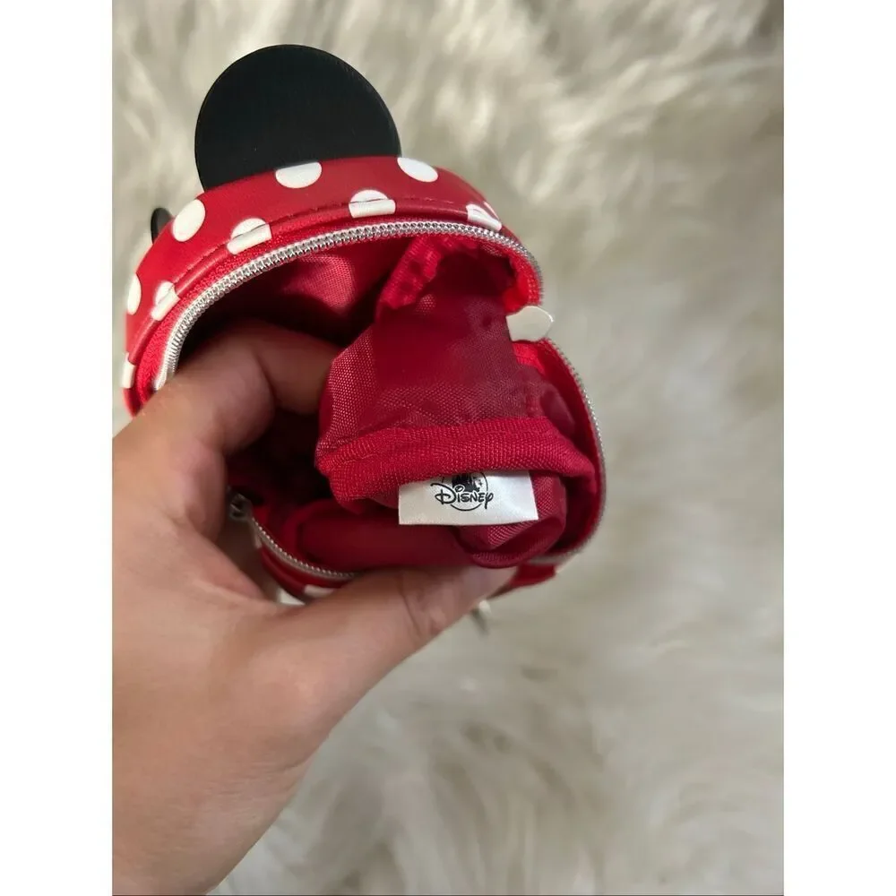 Disney Minnie Mouse Bow Miniature Backpack Keychain Clip